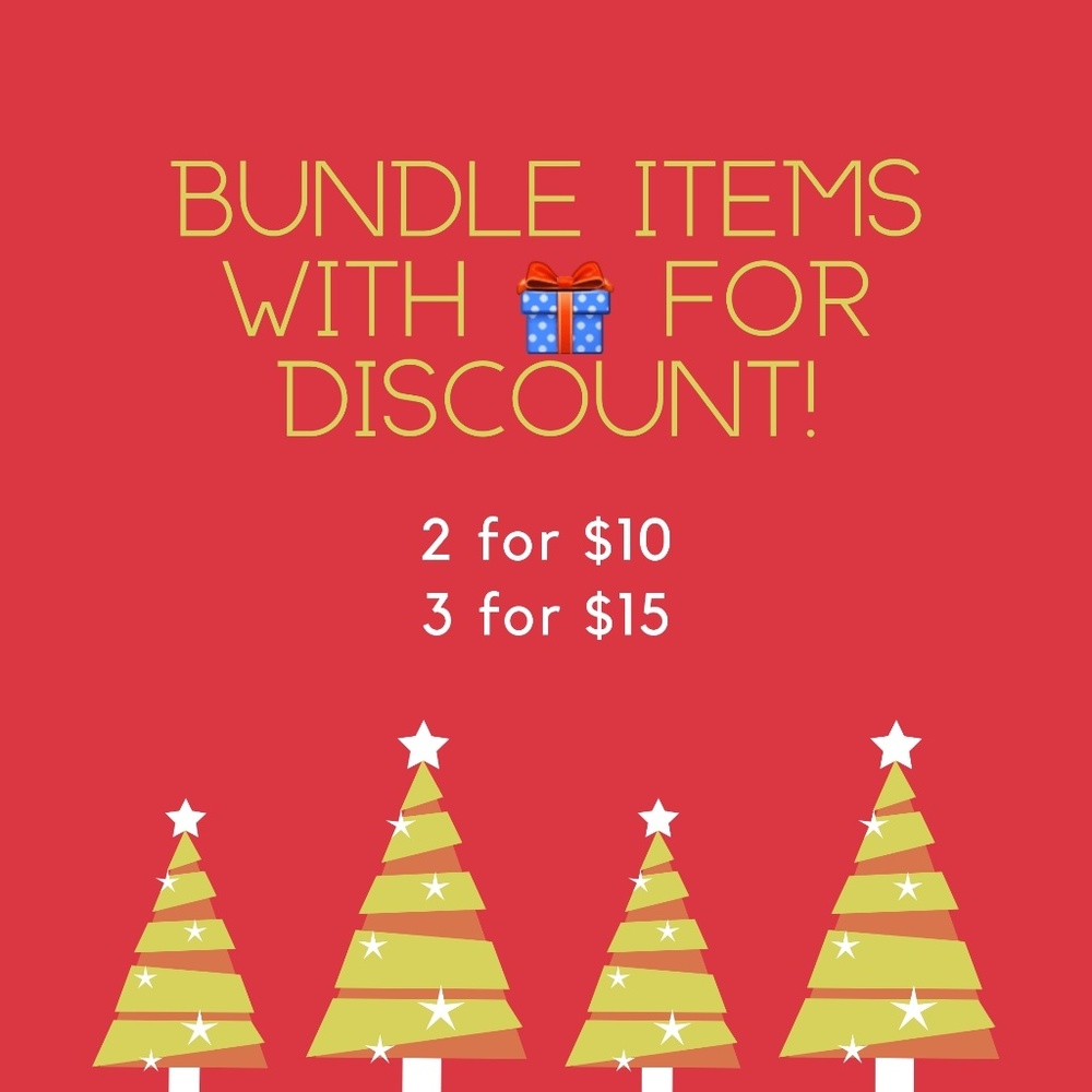 🎁SALE!🎁 Bundle items with 🎁 and save!